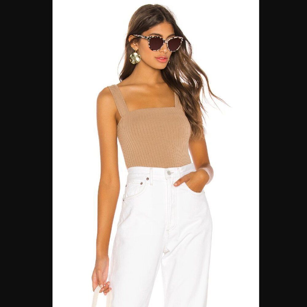 *a few thread pulls* NWT Revolve x Lovers + Friends Sol Top in Taupe | Size XS